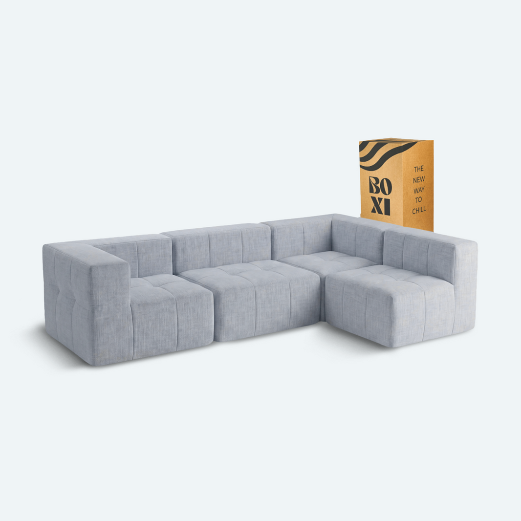 Sofá modular Bold 3 plazas con 1 reposabrazos