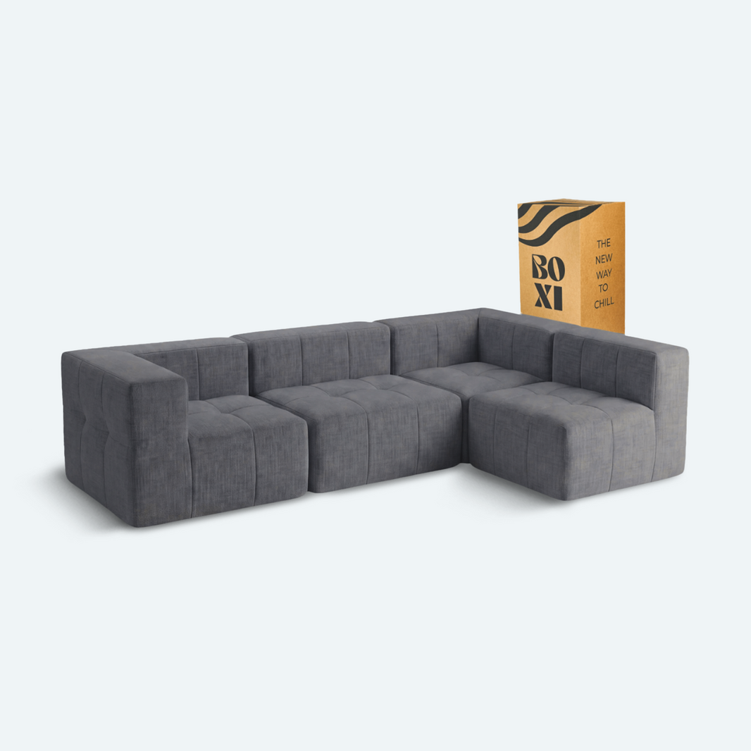 Sofá modular Bold 3 plazas con 1 reposabrazos