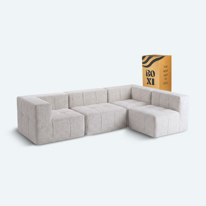 Sofá modular Bold 3 plazas con 1 reposabrazos
