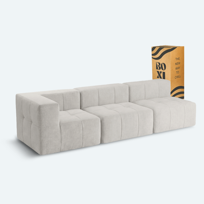 Sofá modular Bold 3 plazas con 1 reposabrazos