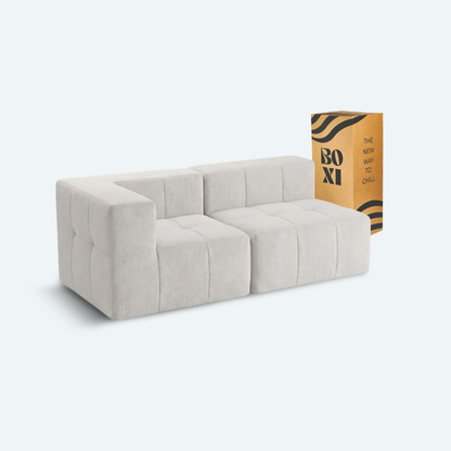Sofá modular Bold 2 plazas con 1 reposabrazos