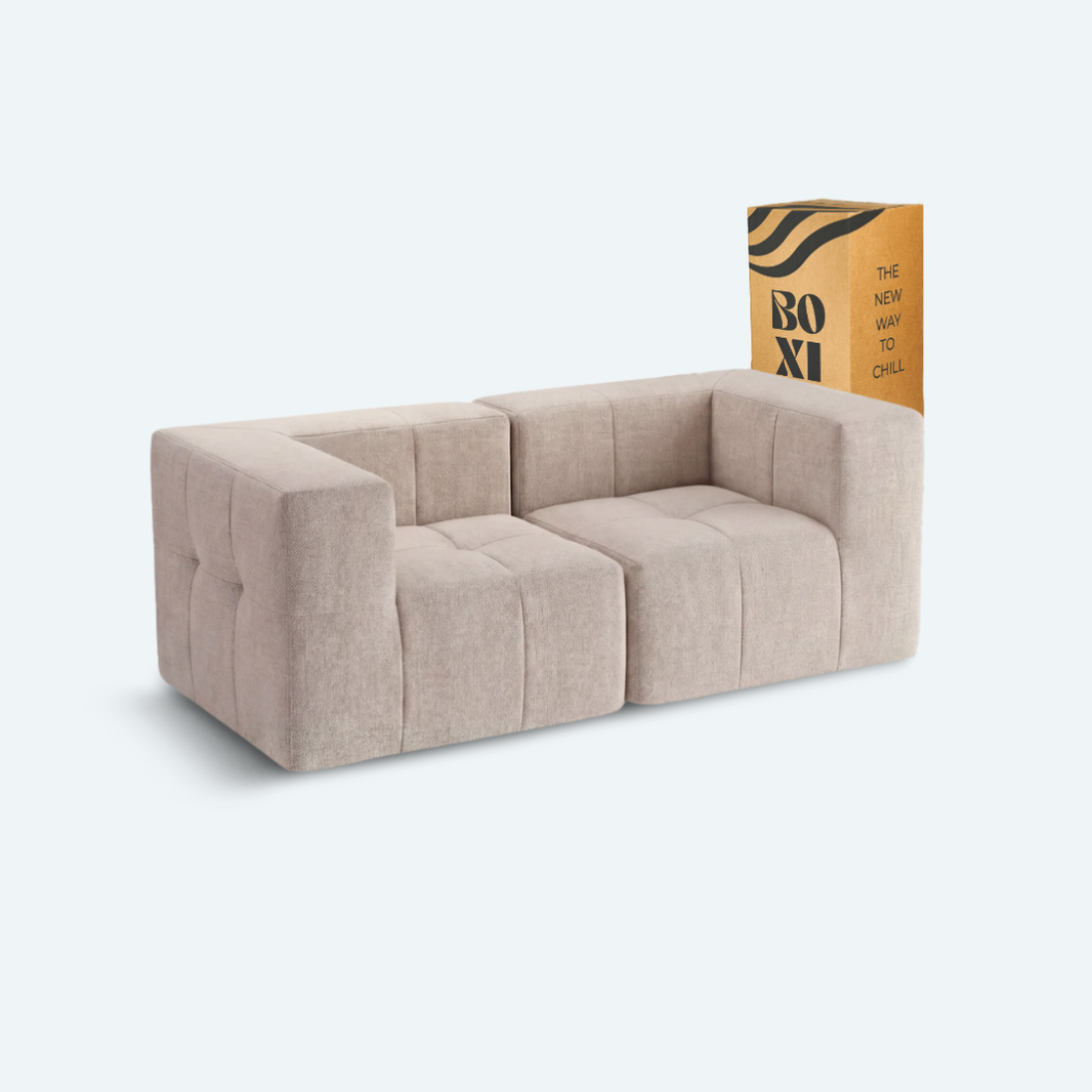 Sofá modular Bold 2 plazas con 2 reposabrazos