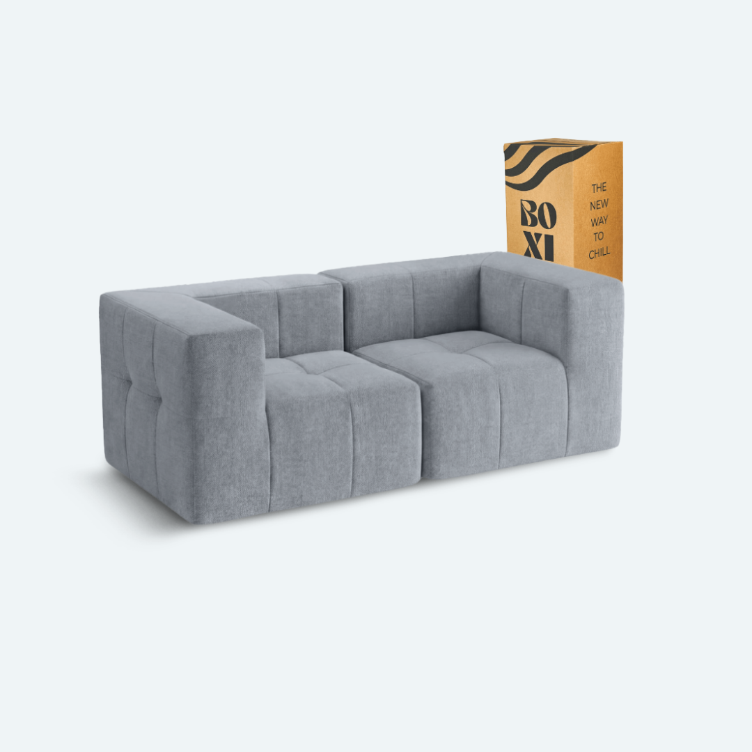 Sofá modular Bold 2 plazas con 2 reposabrazos