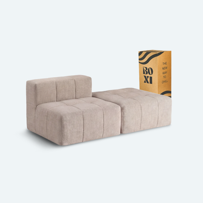 Sofá modular Bold 1 plaza con pouf