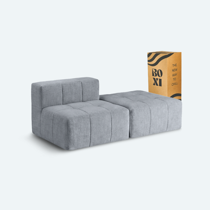 Sofá modular Bold 1 plaza con pouf