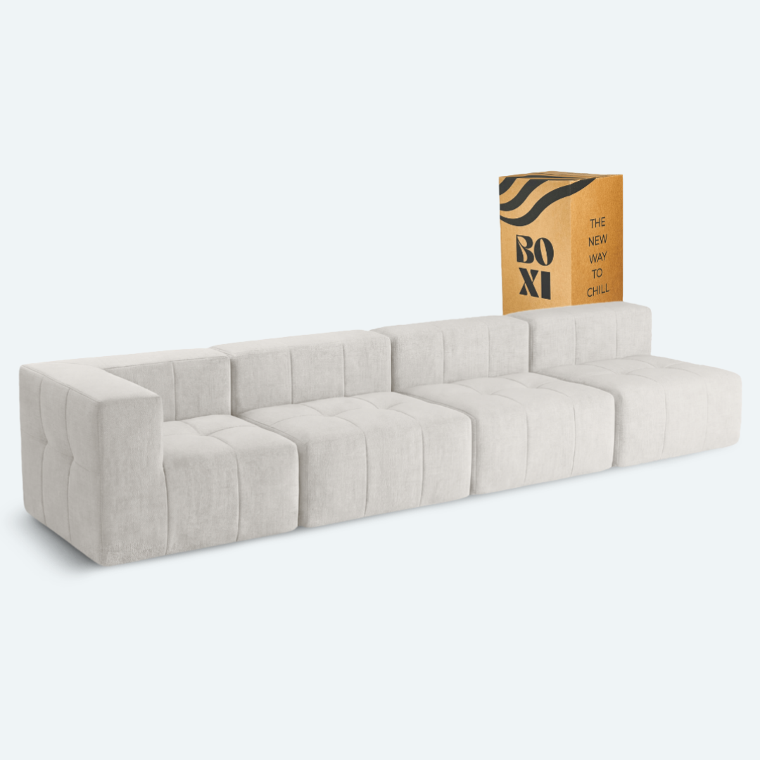 Sofá modular Bold 4 plazas con 1 reposabrazos