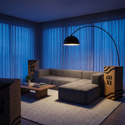 Sofá modular Bold 2 plazas con pouf