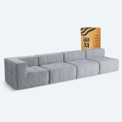 Sofá modular Bold 4 plazas con 1 reposabrazos