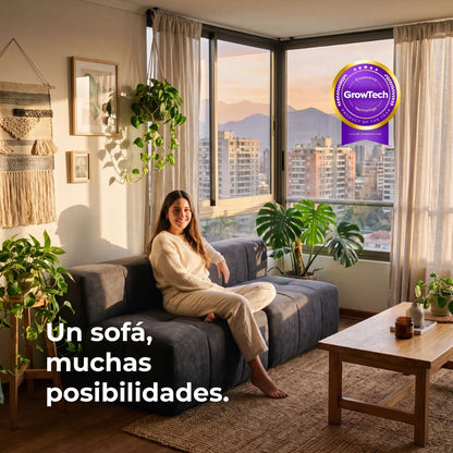 Sofá modular Bold 2 plazas con 1 reposabrazos