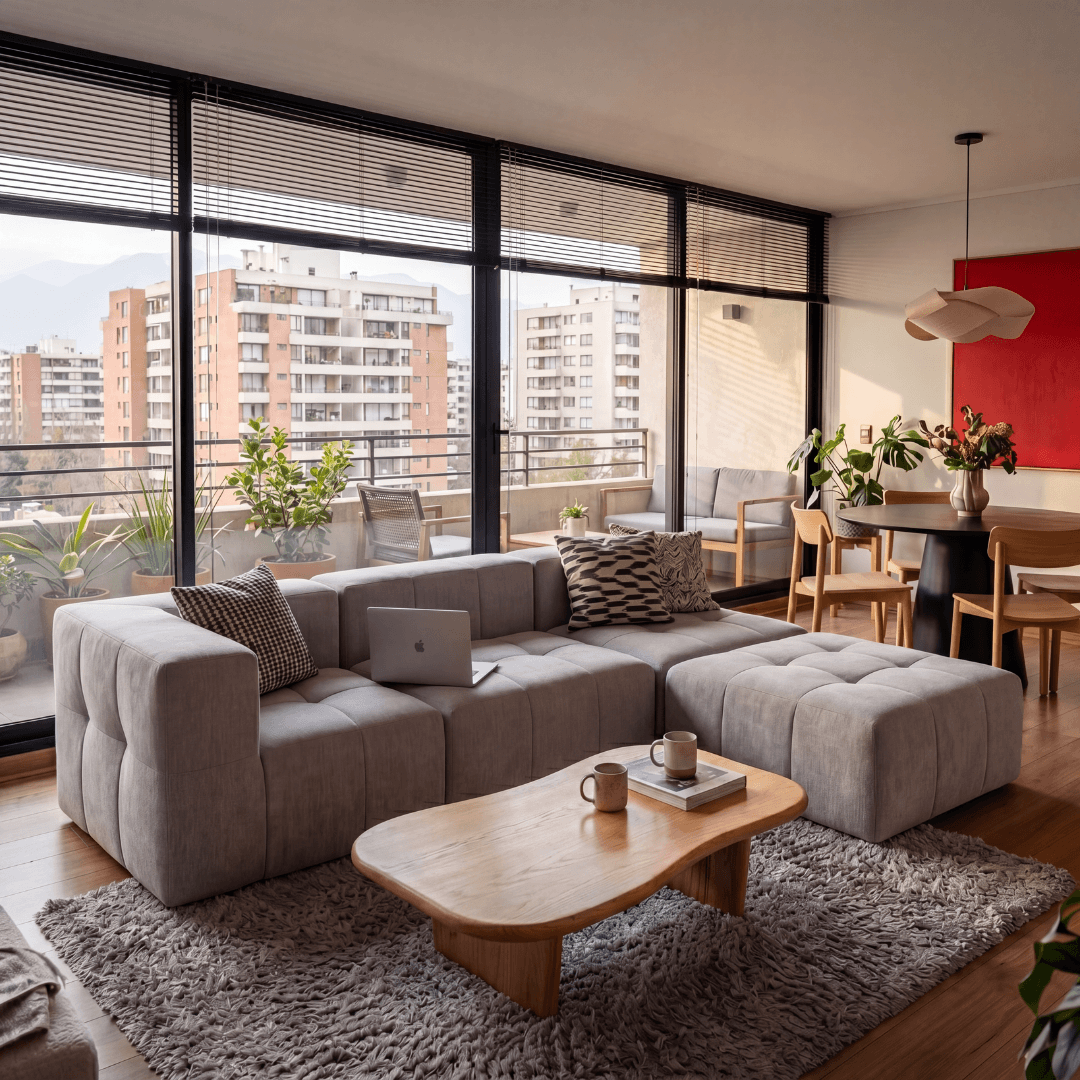 Sofá modular Bold 3 plazas con 1 reposabrazos