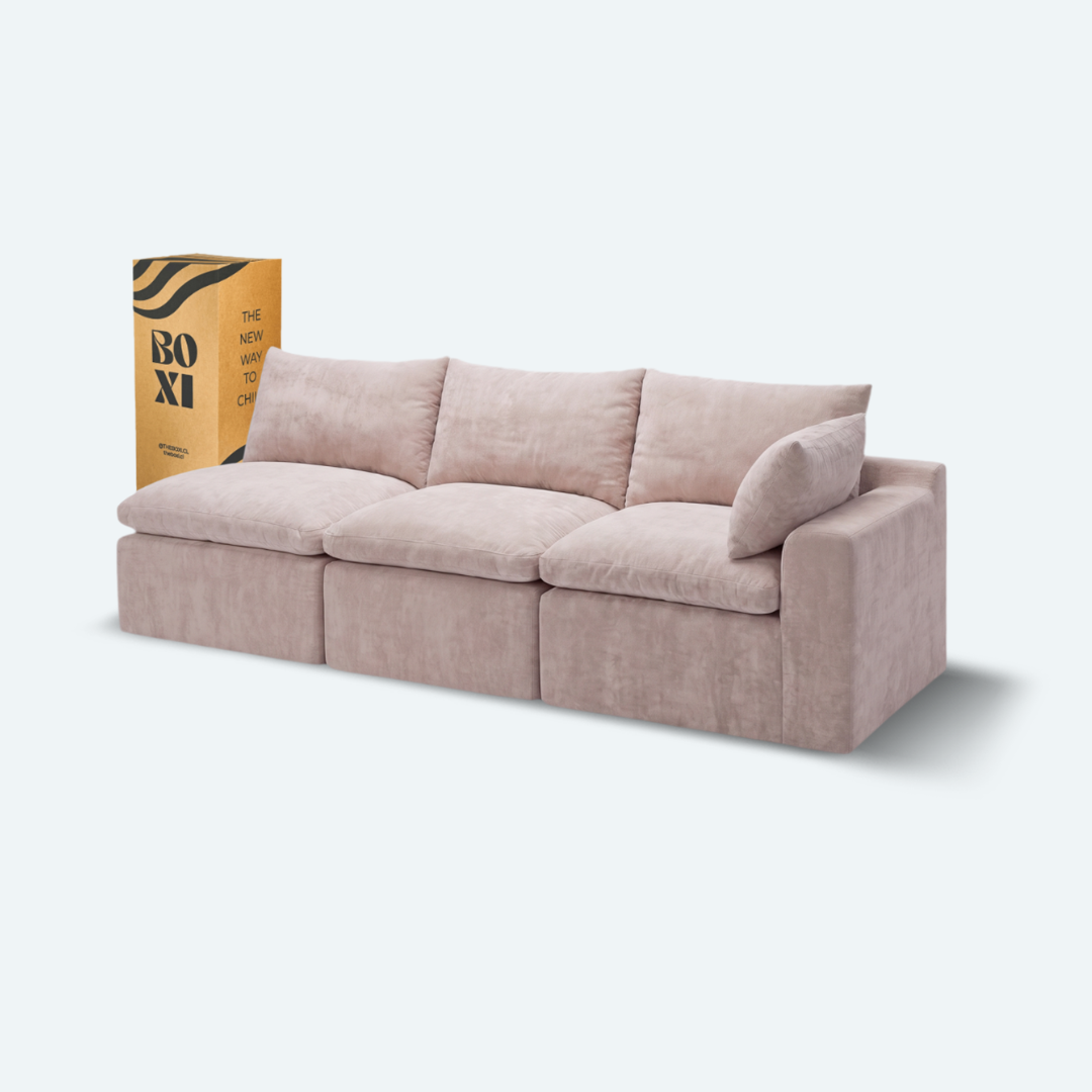 Sofá modular Cloud 3 plazas con 1 reposabrazos