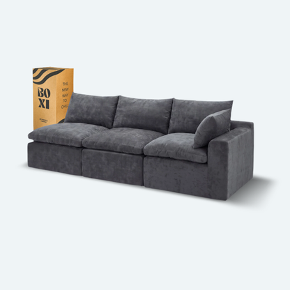 Sofá modular Cloud 3 plazas con 1 reposabrazos