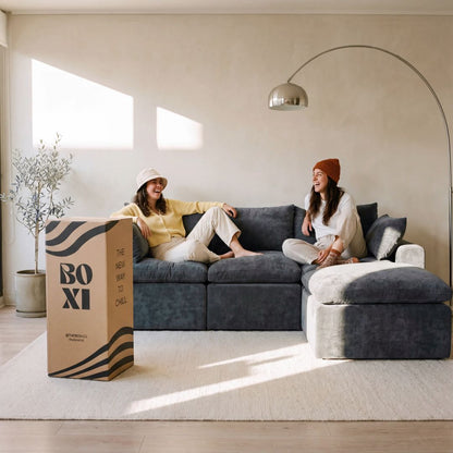 Sofá modular Cloud 3 plazas con 2 reposabrazos
