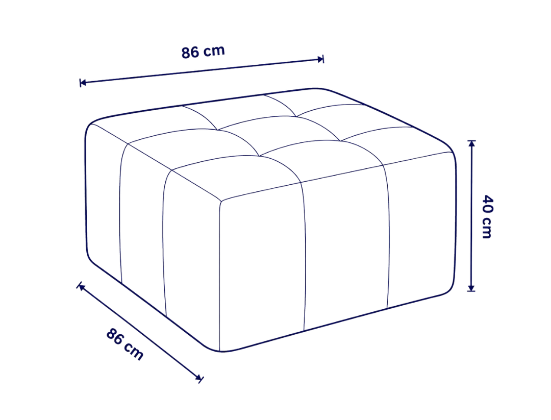 Pouf modular Bold