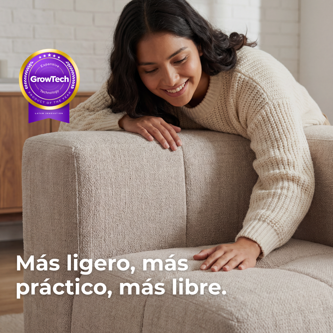Sofá modular Bold 2 plazas con pouf