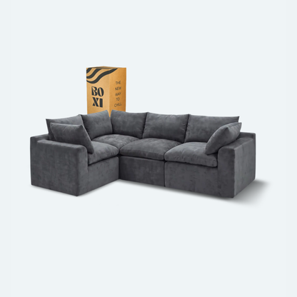 Sofá modular Cloud 4 plazas con 3 reposabrazos