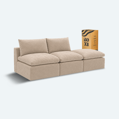 Sofá modular Cloud 2 plazas con pouf
