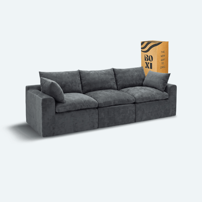 Sofá modular Cloud 3 plazas con 2 reposabrazos