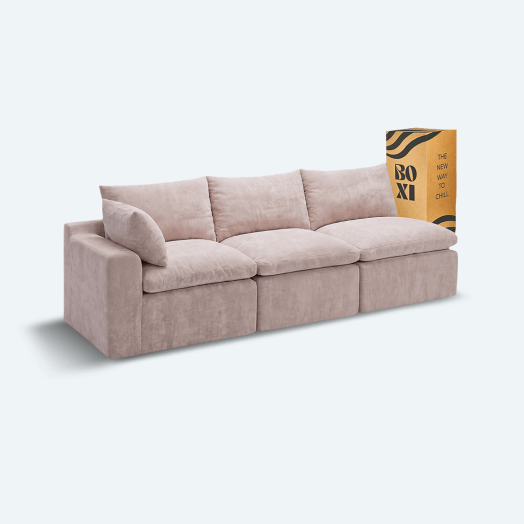 Sofá modular Cloud 3 plazas con 1 reposabrazos