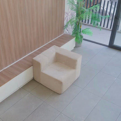 Sofá modular Bold 2 plazas con pouf
